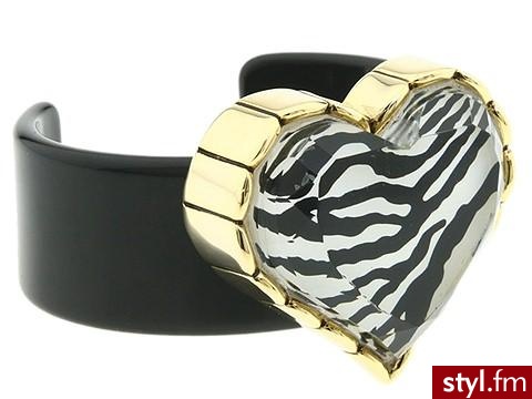 Brosnoletka Betsey Johnson ze wzorem zebry - 56$ - Pozostałe Dodatki Moda