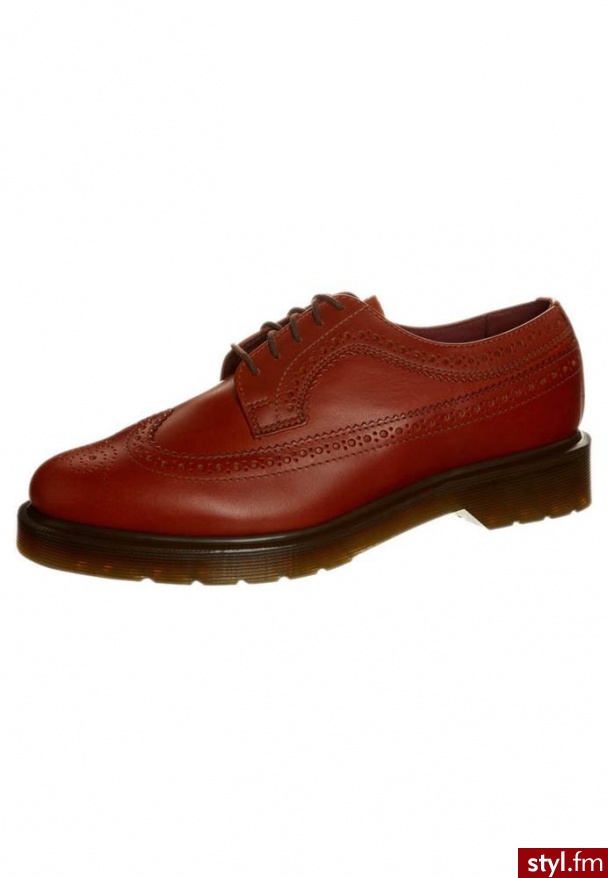 Dr. Martens Oksfordki brązowy - Pozostałe Buty Moda