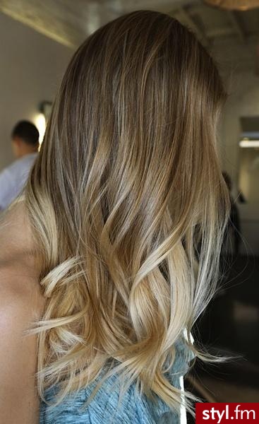 Blond Rozpuszczone Proste Na co dzień Długie Fryzury