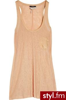 Discount By Malene Birger Oleri silk-trimmed linen tank | THE OUTNET. Pobrano ze strony: http://www.theoutnet.com/product/206796 - Pozostałe Ciuchy Moda