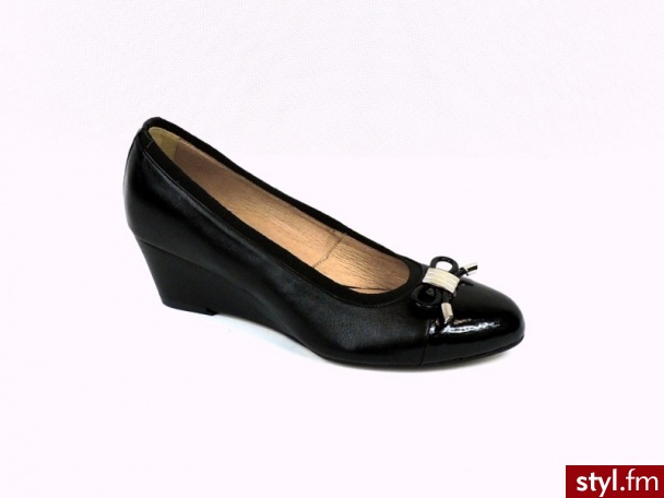 Błażej Czółenka na koturnie 0230141D - Czółenka Buty Moda