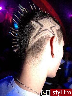 Punk Rock Alternatywne Średnie Fryzury