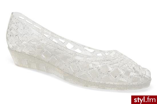 Méduse Balerinki Java (Srebrny) - Balerinki Buty Moda