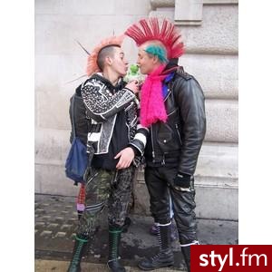Punk Rock Alternatywne Średnie Fryzury