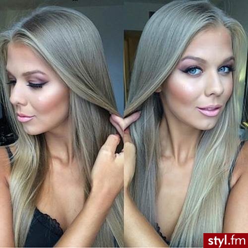 Blond Rozpuszczone Proste Na co dzień Długie Fryzury