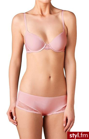 Triumph Body Make-up Light Lace WHU biustonosz push-up 10133271 (róż pudrowy) - Biustonosze Bielizna Moda