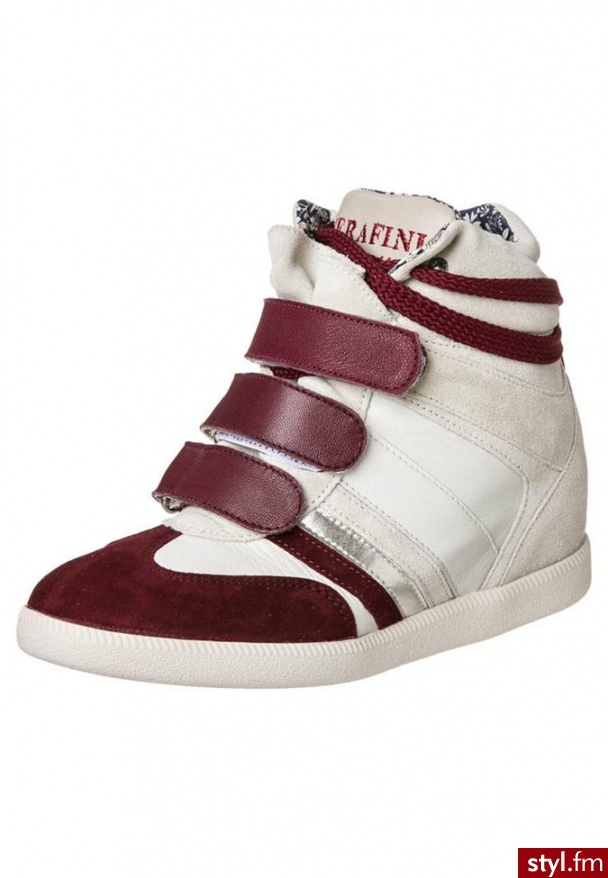 Serafini MANHATTAN Botki na koturnie beżowy - Botki Buty Moda
