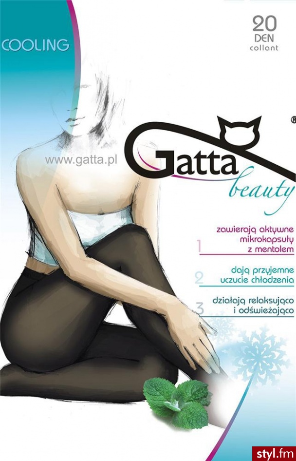 Gatta rajstopy Body cooling 20 DEN (beige) - Body Bielizna Moda