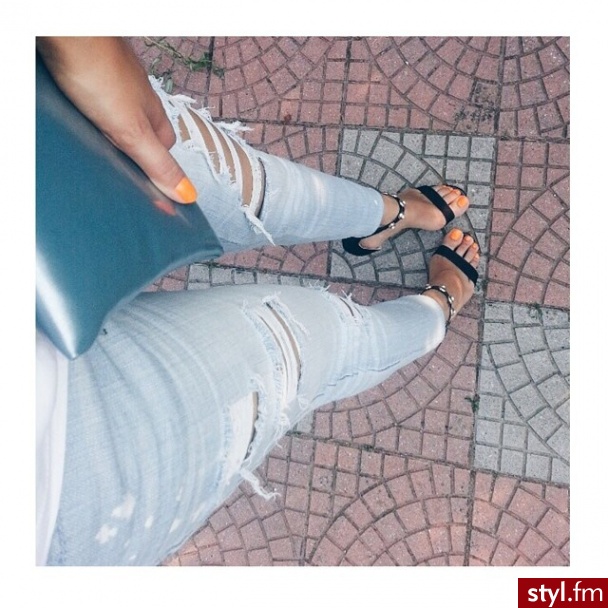 Jeansy Spodnie Moda