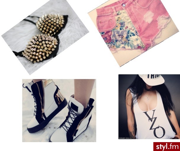 Idealne połączenie jakie dają nam:krótkie spodenki,top,buty pasujące do biustonosza!
Poczuj się przebojowo na lato 2013! - Styler
