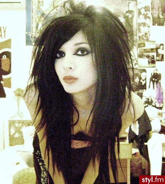 EMO Alternatywne Średnie Fryzury