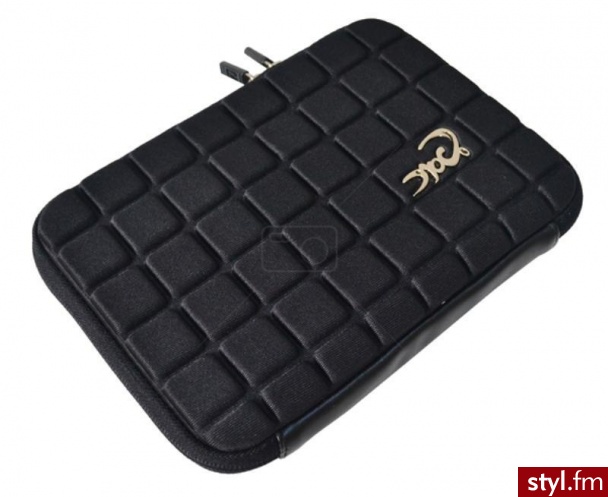 CROCO CHOCOLATE NA TABLET 7-7.7 CZARNE (TABCROCHOC7BLA) - Portfele i etui Dodatki Moda