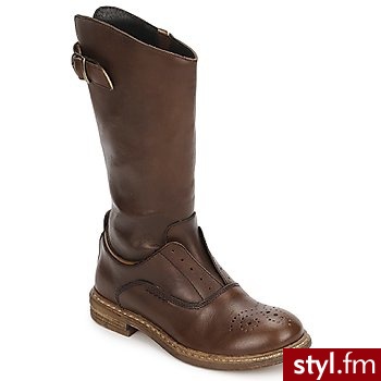 Hip Buty Dziecko  Elvene Brown - Kozaki Buty Moda