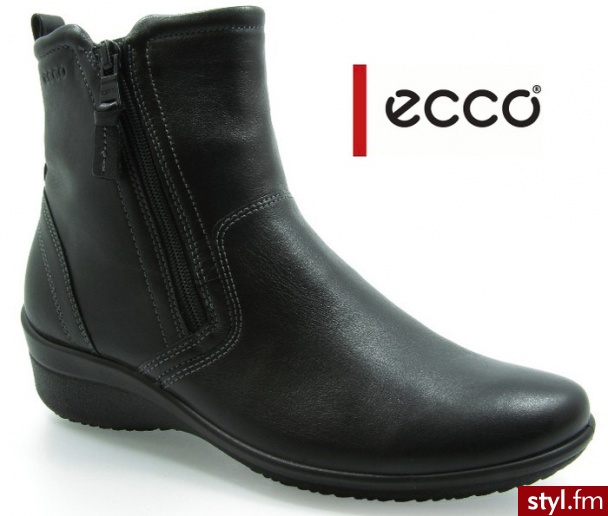 Ecco CORSE BLACK - Botki Buty Moda