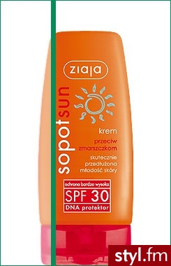 Ziaja Sopot SUN Krem przeciwzmarszczkom SPF30 50 ml - Emu Buty Moda