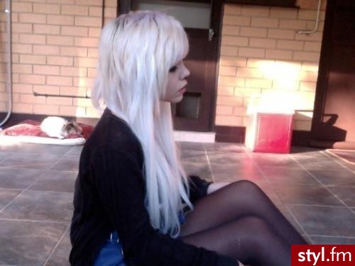 Blond EMO Alternatywne Długie Fryzury