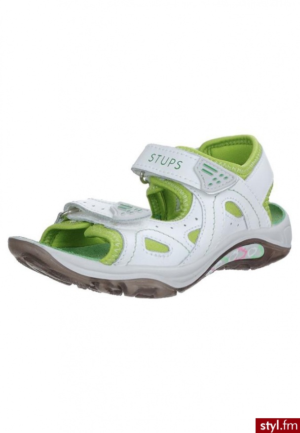 STUPS Sandały biały Sandały - Sandały Buty Moda