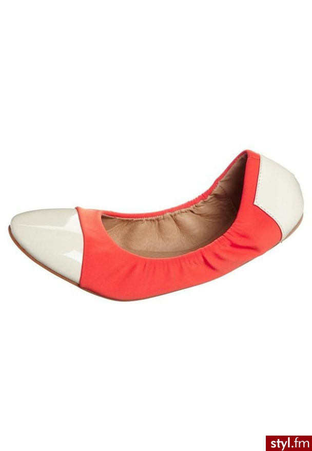 Essentiel Antwerp EQUATORE Baleriny pomarańczowy - Balerinki Buty Moda