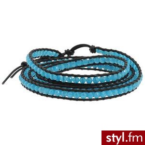 Chan Luu - Jade Pearl Wrap Bracelet (Dark Blue Jade/Black) -... - Polyvore. Pobrano ze strony: http://www.polyvore.com/chan_luu_jade_pearl_wrap/thing?id=16758069 - Pozostałe Dodatki Moda