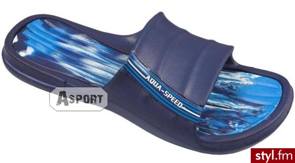 Klapki DAKOTA granatowe Aqua-Speed ( 484-navy ) - Klapki Buty Moda