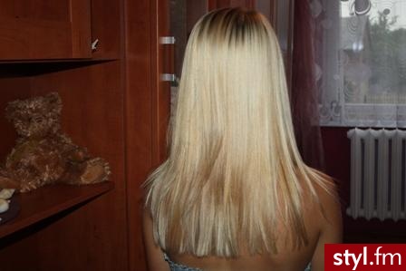 Blond Rozpuszczone Proste Na co dzień Długie Fryzury