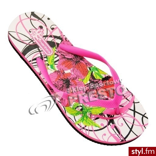 Martes Japonki damskie Ipanema Sport - biało-różowy - Klapki Buty Moda