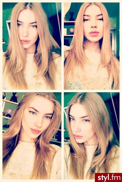 Średnie Fryzury