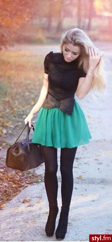Średnie Spódnice Moda