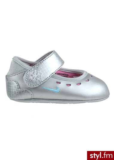 NIKE Półbuty MARY JANE CRIB (CB) srebrny Buty wizytowe - Półbuty Buty Moda
