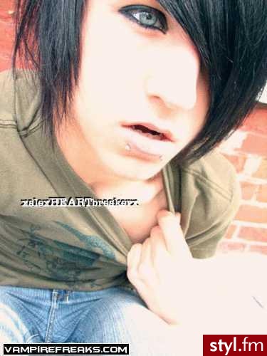 EMO Alternatywne Średnie Fryzury