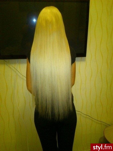 Blond Rozpuszczone Proste Na co dzień Długie Fryzury