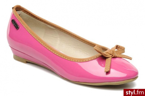Refresh Balerinki PERONO by (Różowy) - Balerinki Buty Moda