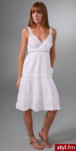 Bawełniana, delikatna sukienka od Jill Stuart wygląda lekko i sexi - 468$ - Pozostałe Ciuchy Moda
