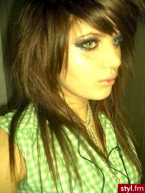 EMO Alternatywne Średnie Fryzury