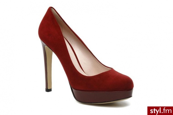 De Siena shoes CZÓŁENKA ELIA BY DE SIENA SHOES (Bordowy) - Czółenka Buty Moda