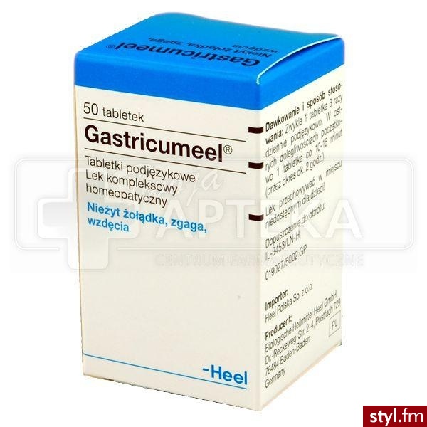 Heel gastricumeel x 50 tabl - Bransoletki Biżuteria Moda