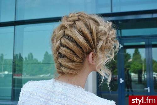 Blond Warkocze Proste Na co dzień Długie Fryzury