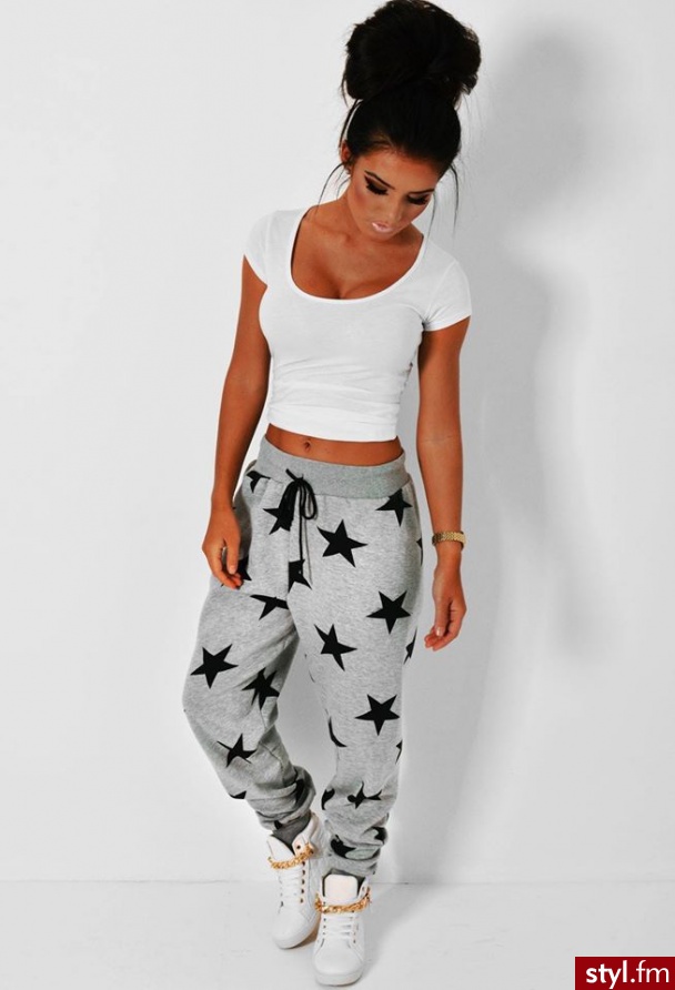 Dresowe Spodnie Moda