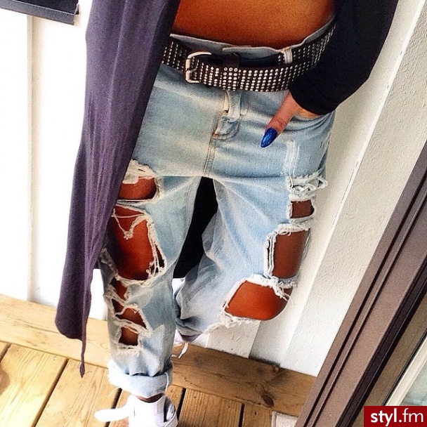 Jeansy Spodnie Moda