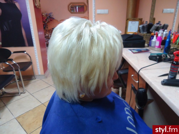 Blond Rozpuszczone Proste Na co dzień Krótkie Fryzury