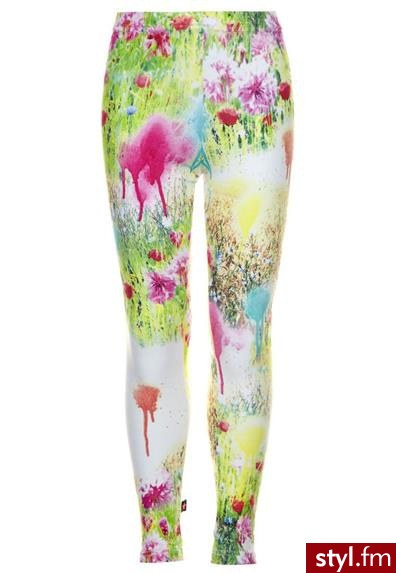 Molo NIKI Legginsy kolorowy (12310142) - Leginsy Spodnie Moda