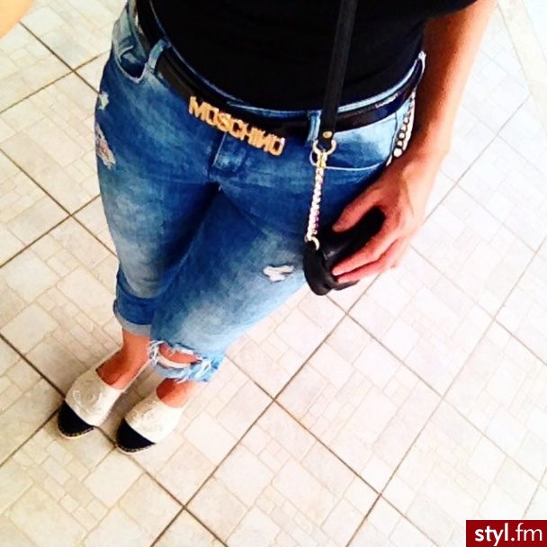 Jeansy Spodnie Moda