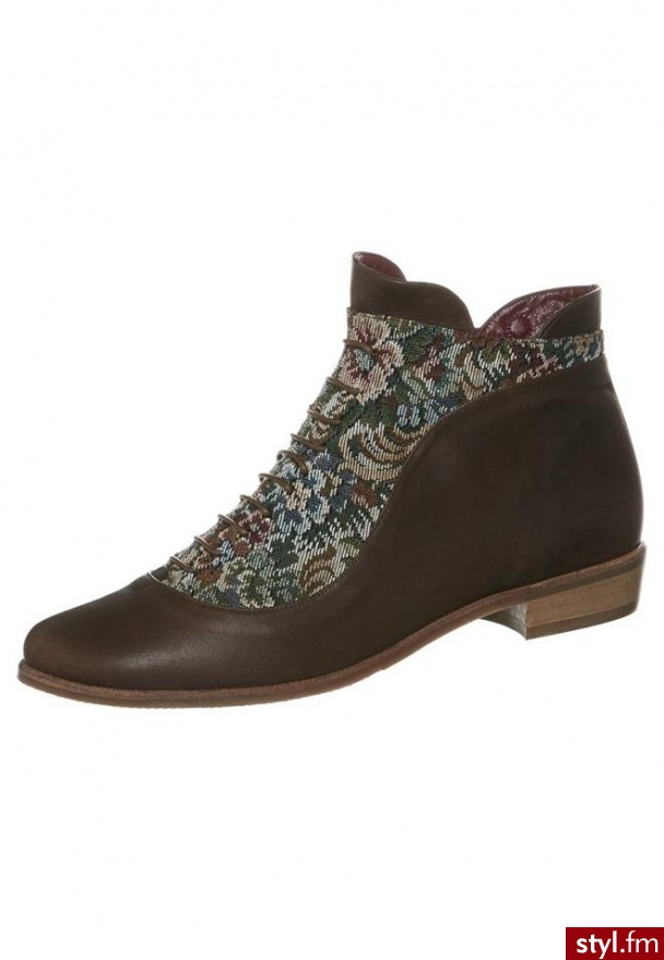 Shani Bar DAVE Botki brązowy 111 - Botki Buty Moda