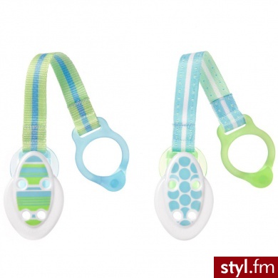 Tommee Tippee Łańcuszek Do Smoczka Closer To Nature Kolor Niebieski/Jasnozielony - Łańcuszki Biżuteria Moda