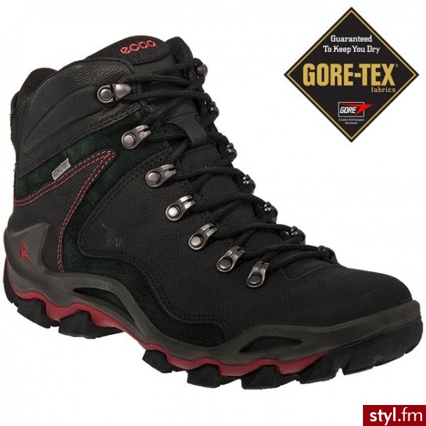ECCO DHAKA MID GTX - 9116451052 - ECCO DHAKA MID GTX - 9116451052 Czarny - Pozostałe Buty Moda