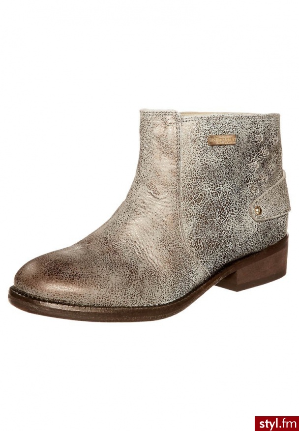 Les Tropéziennes par M Belarbi MYSTRAL Botki złoty (01389) - Botki Buty Moda