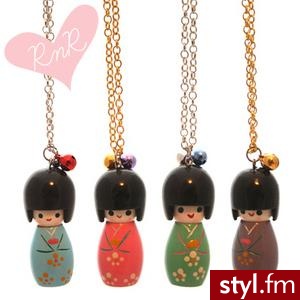 Naszyjniki z Japonkami :) - Pozostałe Dodatki Moda