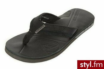 Quiksilver Klapki męskie HIATUS czarne roz.42 - Klapki Buty Moda