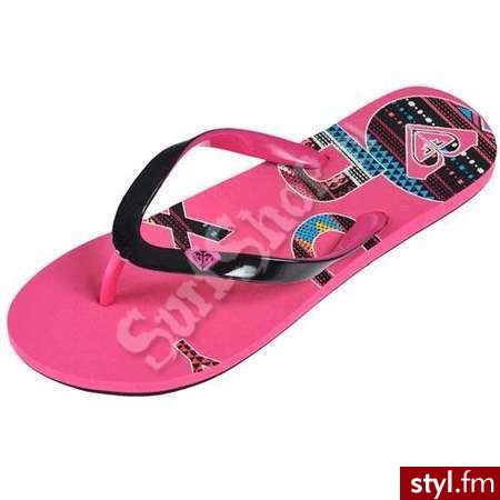Klapki Japonki Roxy 2012 Barcelona 36 Fushia - Damskie - Klapki Buty Moda