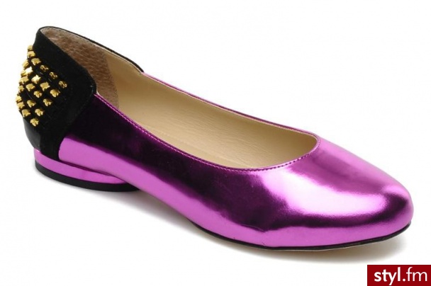 Kat Maconie BALERINKI CECILIA BY KAT MACONIE (Fioletowy) - Balerinki Buty Moda